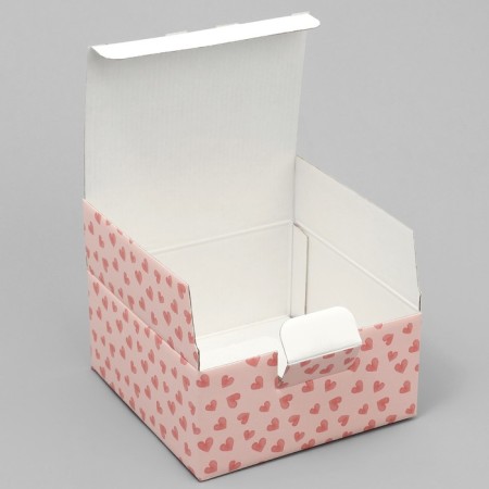 Gift folding box, packaging, "tender", 15 x 15 x 7 cm-5