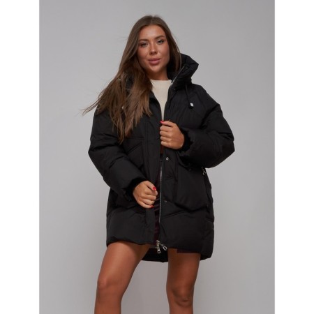 Women's jacket, size 50, black color-17