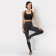 Female leggings, graphite color, size 50 (XL)