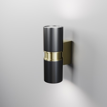 Sconces Outdoor O582WL-02B, 2x50W, 6.4x6.4x18 cm, GU10, black color