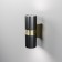 Sconces Outdoor O582WL-02B, 2x50W, 6.4x6.4x18 cm, GU10, black color