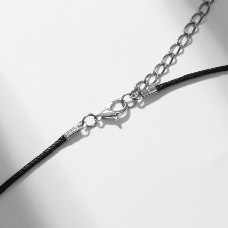 Pupportion Piece "Spider", color black silver on a black lace, 40 cm-2