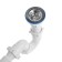Siphon for washing ORIO S-41019, 1 1/2 "x40 mm, direct-flow, with corrugation 40x40/50 mm