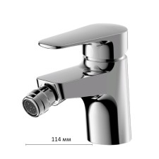 BRAVAT Eler F3239218CP-1-RRUS mixer, single-leaf, chrome