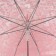 Umbrella - semi -automatic “lace” cane, 8 knitting needles, r = 40 cm, pink/transparent color