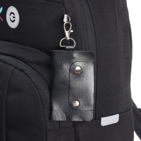 Youth backpack 43 x 27.5 x 16 cm, Grizzly, ergonomic back, laptop compartment, black-8