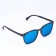 Sunscreen glasses "Master K", UV 400, 14 x 14 x 4.5 cm, lens 4.5 x 5.2 cm, blue