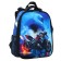 Frame backpack 38 x 30 x 16 cm, ergonomic back, Calligrata Probag "Moto" (school, with sieve growth)