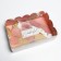 Cookie box, confectionery packaging with PVC lid, “stone”, 20 x 30 x 8 cm