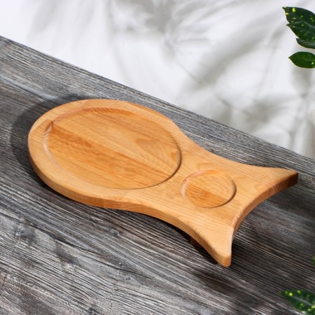 Board for the supply of fish products saturated with mineral oil, 33 × 18 cm, birch-1