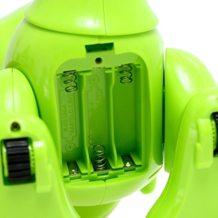 Robot Dinosaur "Peteum" IQ Bot, interactive: sensory, sound, light, batteries-4