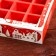 Box for 9 sweets with the shell "House of Santa Claus", 13.7 x 13.7 x 3.5 cm