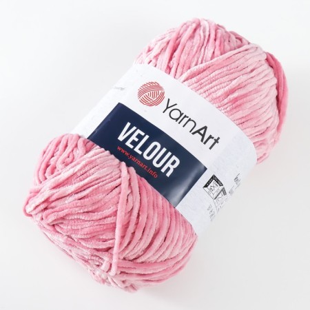 Yarn "Velour" 100% micropoliester 170m/100g (862 clover)-1