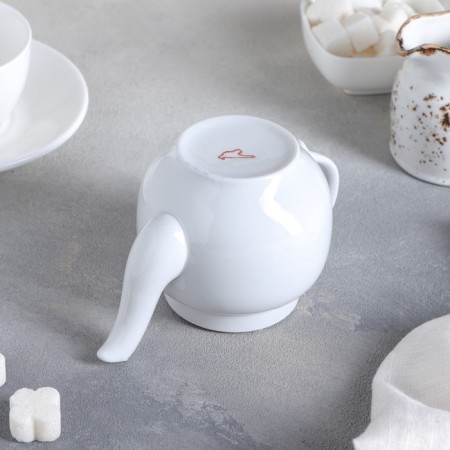 Amber kettle, 350 ml, white color-2