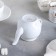 Amber kettle, 350 ml, white color