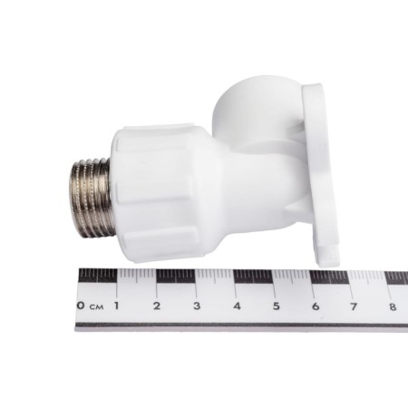 The square "Politek", polypropylene, 20 mm x 1/2 "mm, external thread-4