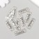 Decor metal for creativity "Love" 2.5x0.8 cm
