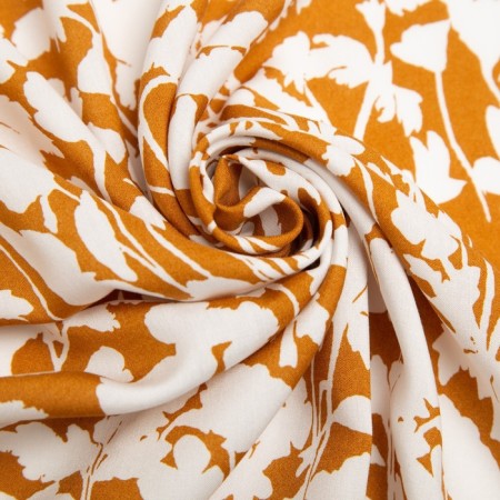 Textile scarf, mustard color, size 70x70-3