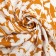 Textile scarf, mustard color, size 70x70