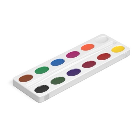 Watercolor 12 colors Erichkrause Basic, honey, plastic, cardboard foam, without brush-6