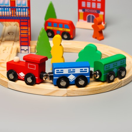 Railway "Travel", 36 parts, 24 × 18.5 × 13.5 cm-2