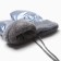 Women's mittens at the lawsuit Minaku shine 24 cm blue