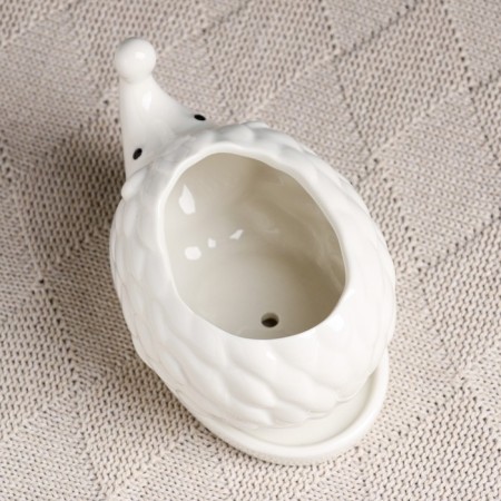 Pot "Hedgehog up the nose" 13x8.5x8cm-3