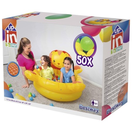 Бассейн надувной «Лев», 111 x 98 x 61,5 см, с мячами, 52261 Bestway-6