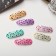 Invisibility for Herty hair (set 6 pcs) stars, 5.5 cm, mix