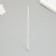 Cotton flash wick, white metal 15 cm
