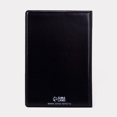 Cover for passport, black color-1
