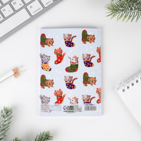 New Year. Notepad "Cat-New Year. Notepad ", A6, 32 sheets-3