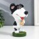 Souvenir Polystone stand for glasses "Pyosik with a bone" 13.5x8x7.5 cm
