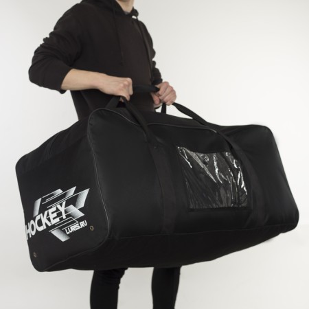 Road bag with lightning, 2 outer pockets, black color-5