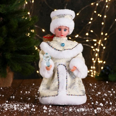 Snow Maiden "Crystal, beige" moves, 28 cm