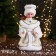 Snow Maiden "Crystal, beige" moves, 28 cm