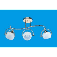 Elegy Chase Sports, 3 lamps 60W E27, gold 64x18x28 cm