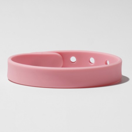 Silicone bracelet "strap", pink color-2
