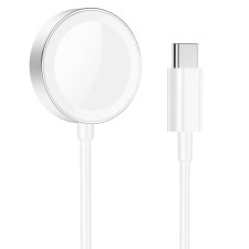 Charger for Hoco CW39C, wireless, for smart hours, Type-C, 1.2 m, 1 A, white