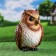 Garden Figure "Owl Medium" 31cm