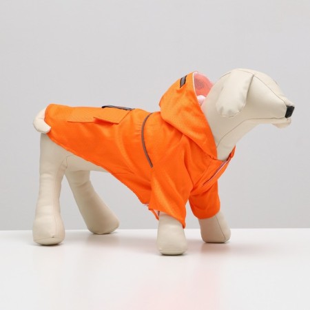 Jacket with reflective stripes, size XL, Orange (DS 40, OG 56, Osh 42 cm)