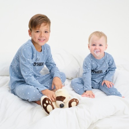 Children's pajamas for the boy KAFTAN Brother, r.32 (110-116), gray-blue-7
