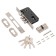 Crystise Castle APECS 1000/60-CR, C C/M, M/O 61.5 mm, b/handles, chromium color