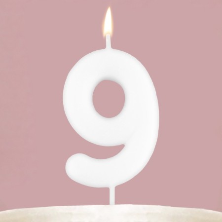 Свеча для торта, цифра «9» , светится в темноте, 4 х 10 см.-7