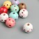 Beads for creativity tree "hearts on balls" set 10 pcs d = 1.6 cm