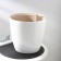 Kashpo with auto -watering "Comfort", 12 l (insert 6 l), white color (I insert mix)