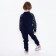 Sports suit (sweatshirt, trousers) for a boy, color blue camouflage/dark blue, height 128 cm (34)