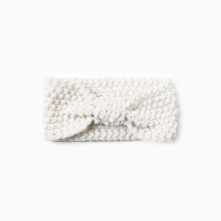 Knitted bandage for a girl crumb I, rr 17 cm, milk-4