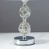 Table lamp 16715/1BG E27 40W chromium/beige 22x22x36 cm Risalux