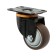 Furniture wheel Cappio d = 75, on the site, rotary, TPR coating